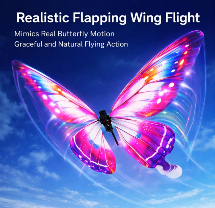 🔥Limited 45% OFF🔥✨Remote Control Realistic Flying Butterfly 🦋