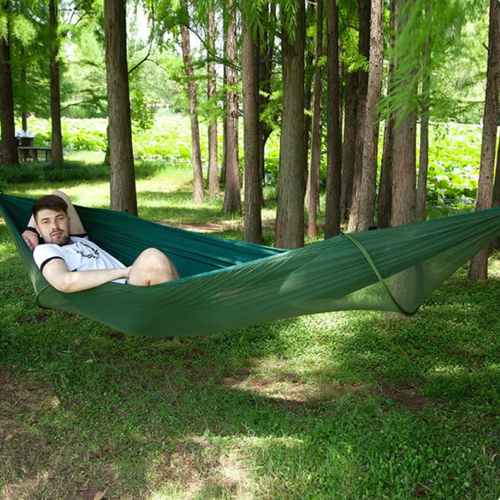 🔥Portable Camping Hammock With Anti-Mosquito Built-In Net