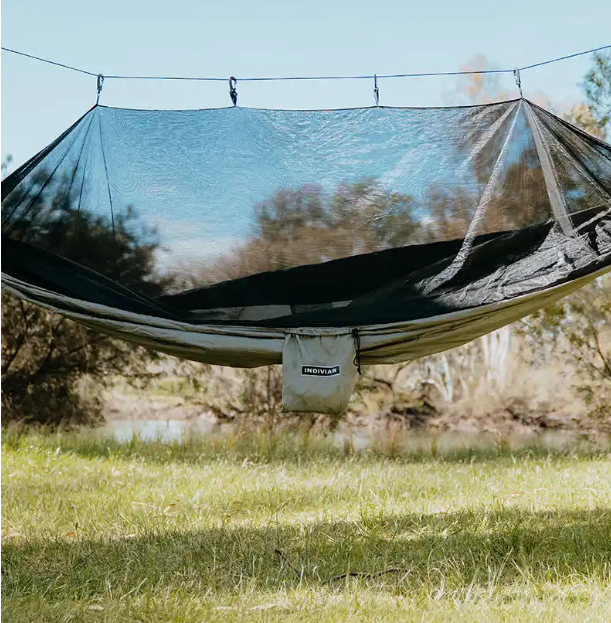 🔥Portable Mosquito Net Camping Hammock – 360° Bug Protection For Backyard & Outdoor Halloween Trips