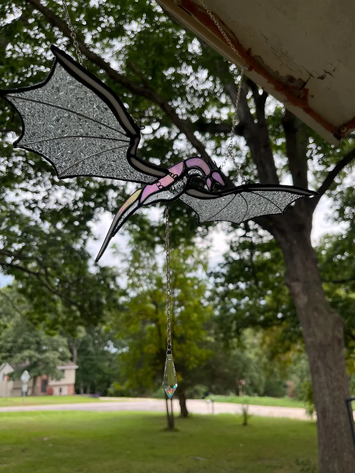 🐉 Stained Glass Dragon Suncatcher
