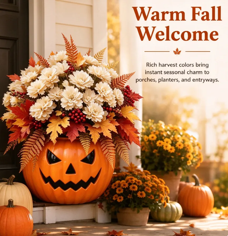 🔥 Best Seller | LAST DAY 50% OFF 🎃 Autumn Harvest Floral Garden Stake Arrangement, In Stock