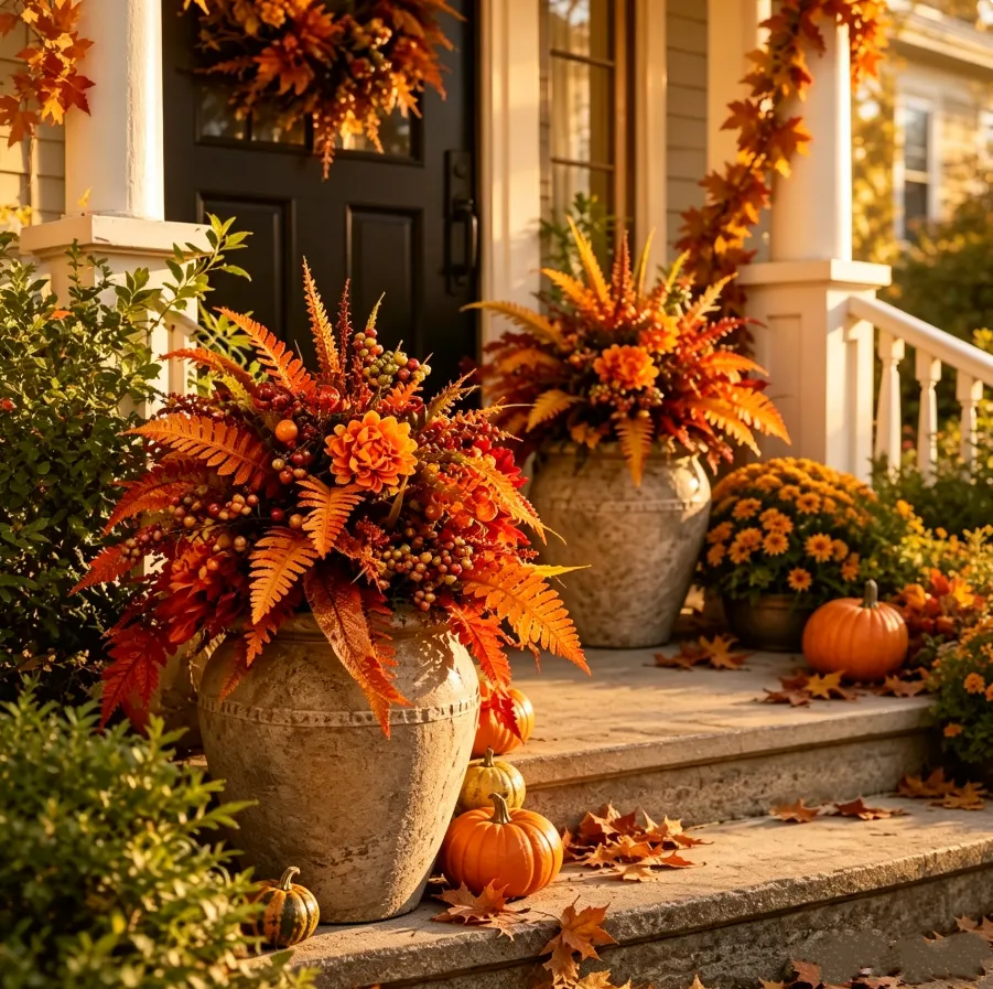 🔥 Best Seller | LAST DAY 50% OFF 🎃 Autumn Harvest Floral Garden Stake Arrangement, In Stock