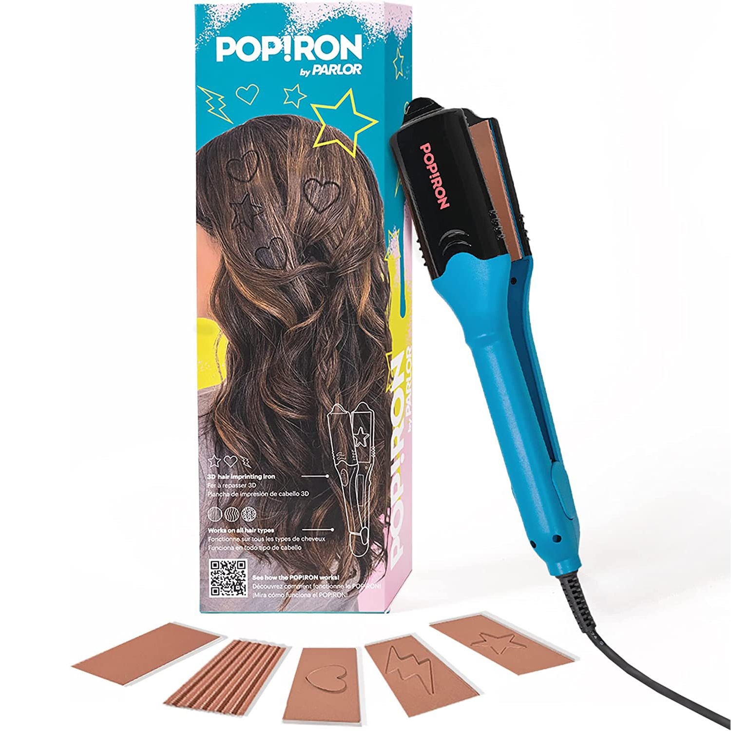 3D hair imprinting iron
