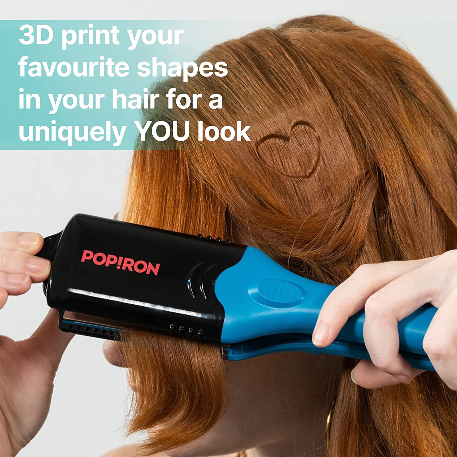 3D hair imprinting iron
