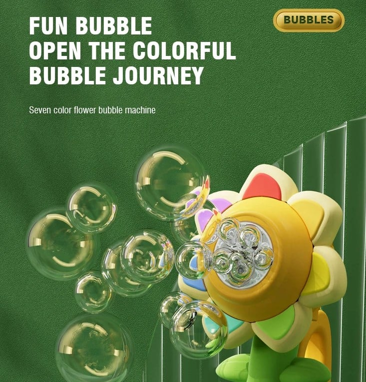 [Save 45% on Children's Day for a limited time]Sunflower Bubble Machine