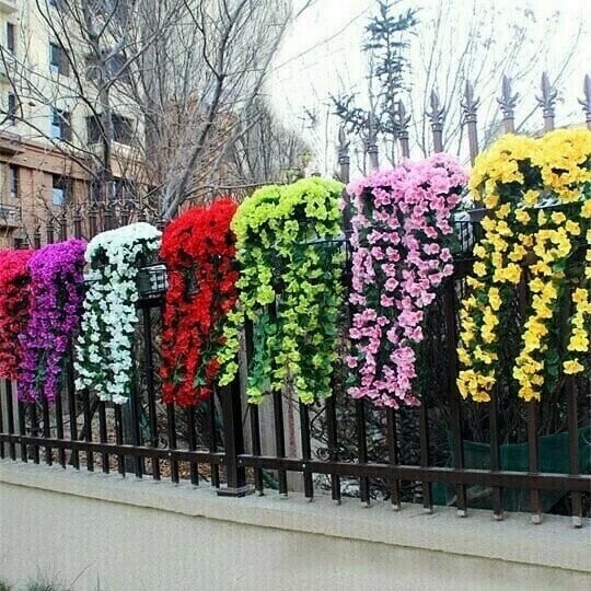 🔥LAST DAY $9.99 - 💐Vivid Artificial Hanging Orchid Bunch