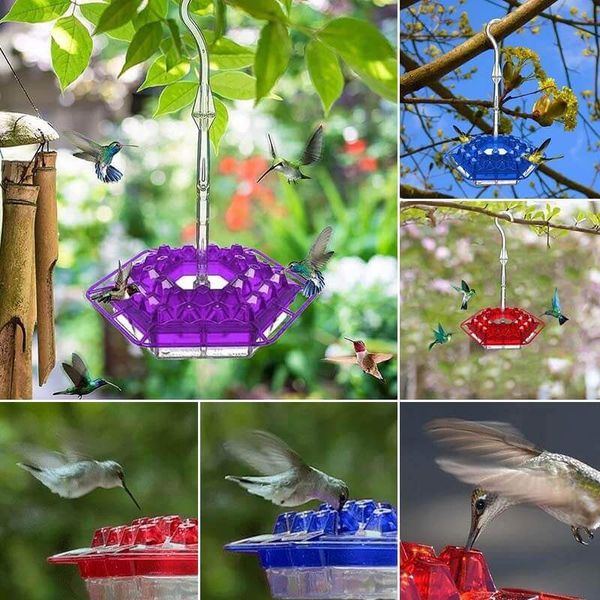 Mary's Hummingbird Feeder With Perch and Built-in Ant Moat