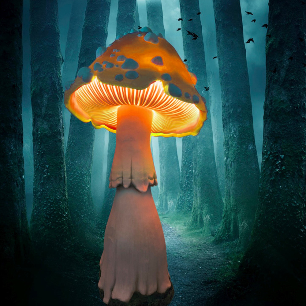 🍄Dreamy Glowing Mushroom Art Handmade Crafts