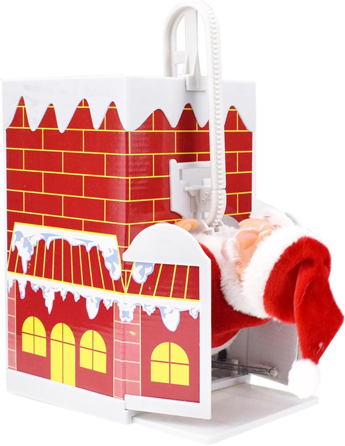 Climbing Chimney Santa Claus
