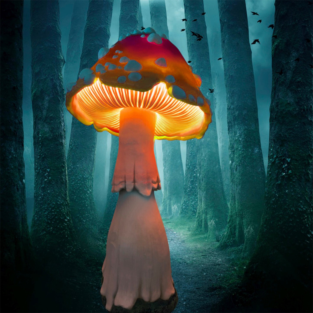 🍄Dreamy Glowing Mushroom Art Handmade Crafts