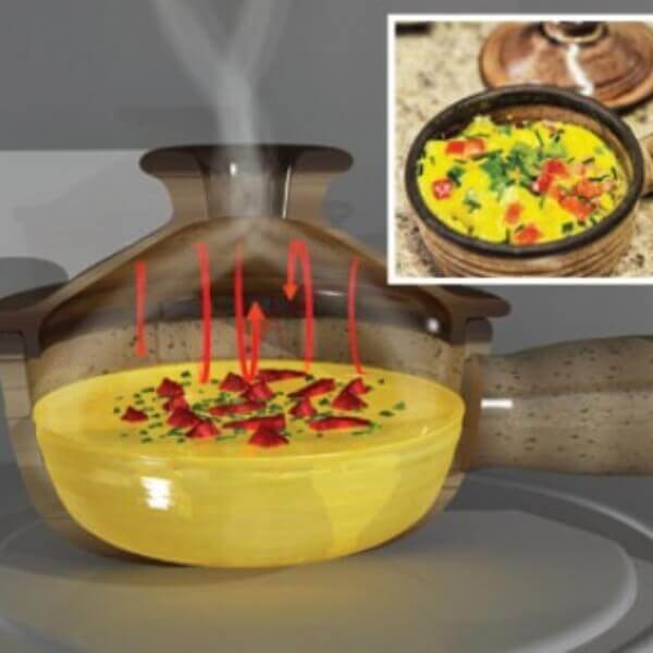 🔥SPRING SALE 49%-🎁Ceramic Microwave Cooker with Gourmet Recipes Booklet