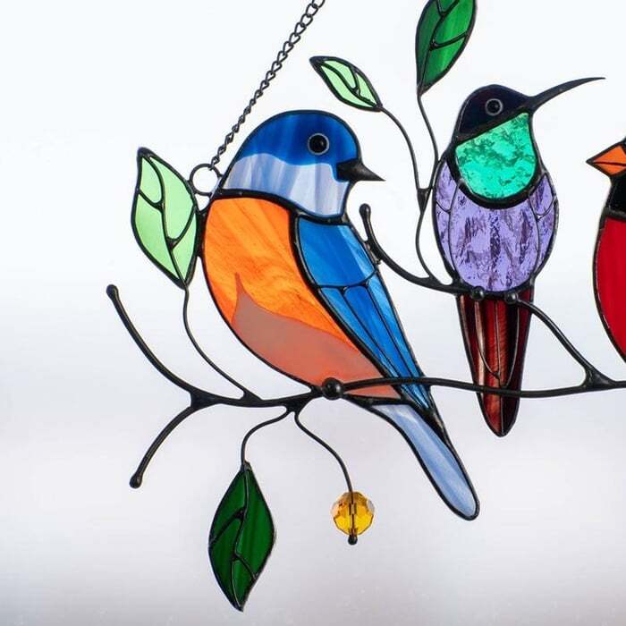 Birds Stained Window Hangings