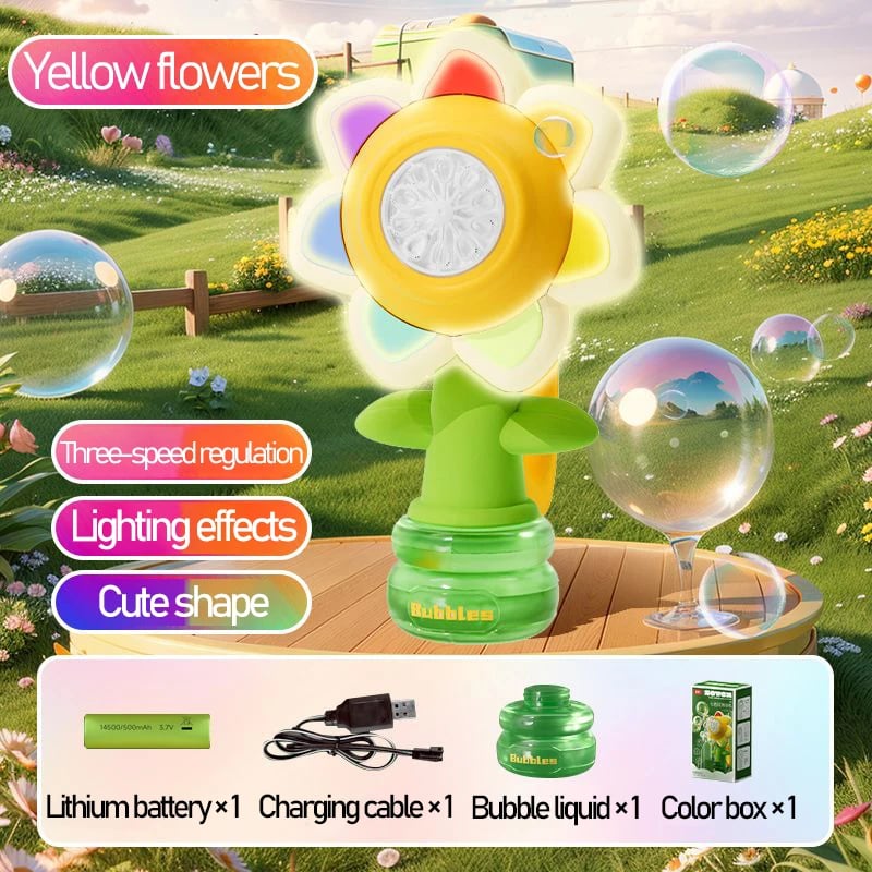 [Save 45% on Children's Day for a limited time]Sunflower Bubble Machine