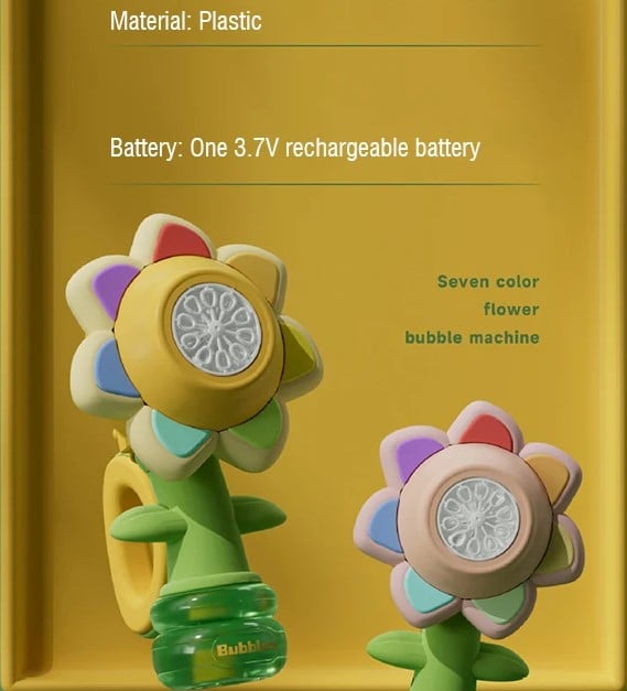 [Save 45% on Children's Day for a limited time]Sunflower Bubble Machine