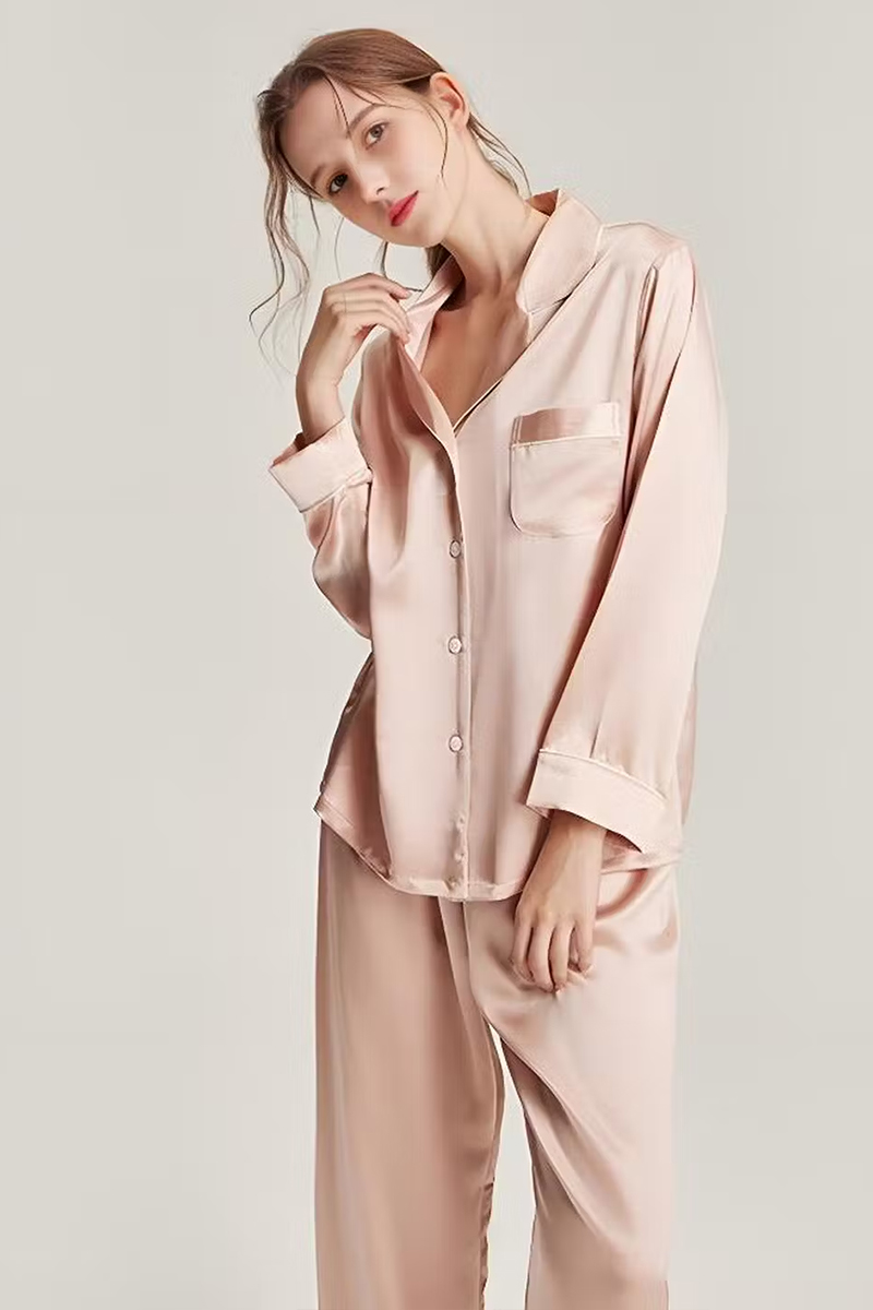 19 Momme Heavy Mulberry Silk 2-Piece Pajama Set