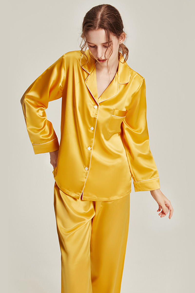 19 Momme Heavy Mulberry Silk 2-Piece Pajama Set