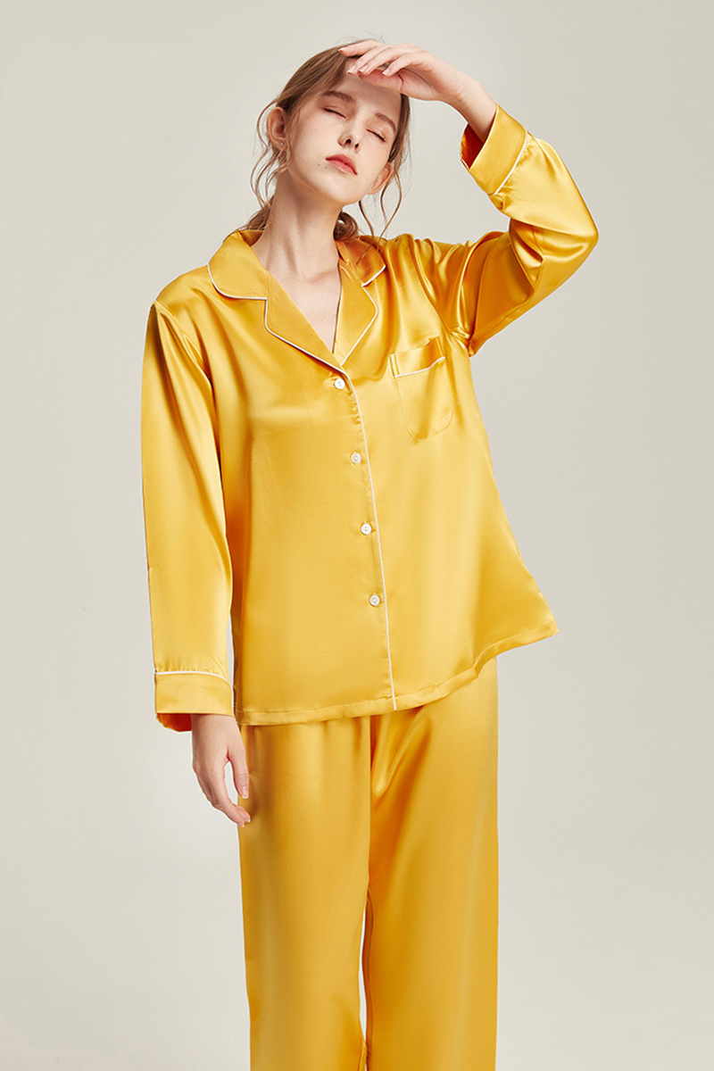 19 Momme Heavy Mulberry Silk 2-Piece Pajama Set
