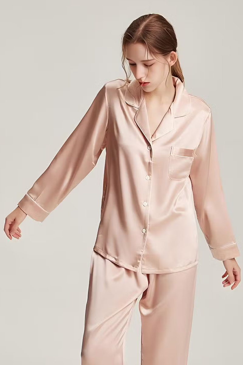 19 Momme Heavy Mulberry Silk 2-Piece Pajama Set