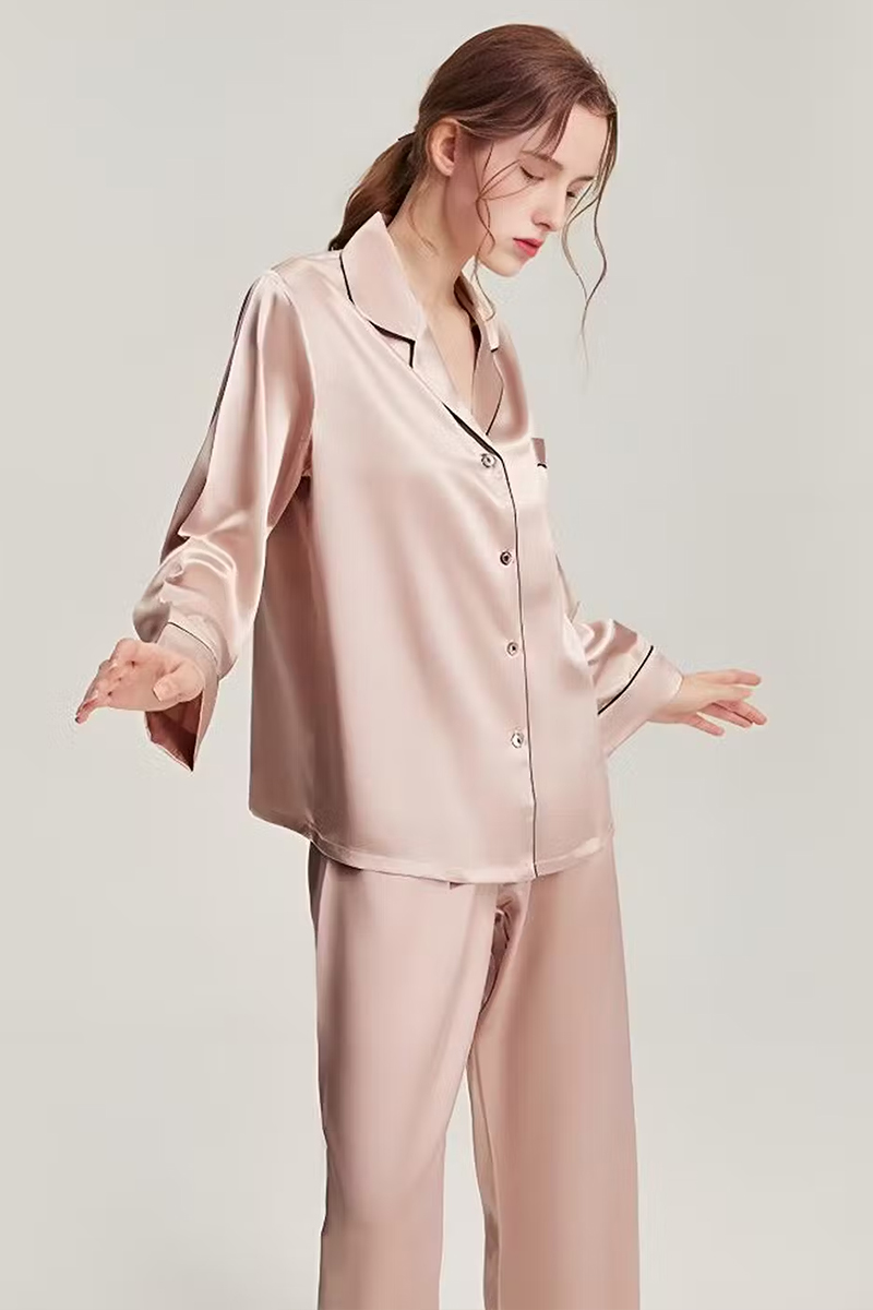 19 Momme Heavy Mulberry Silk 2-Piece Pajama Set