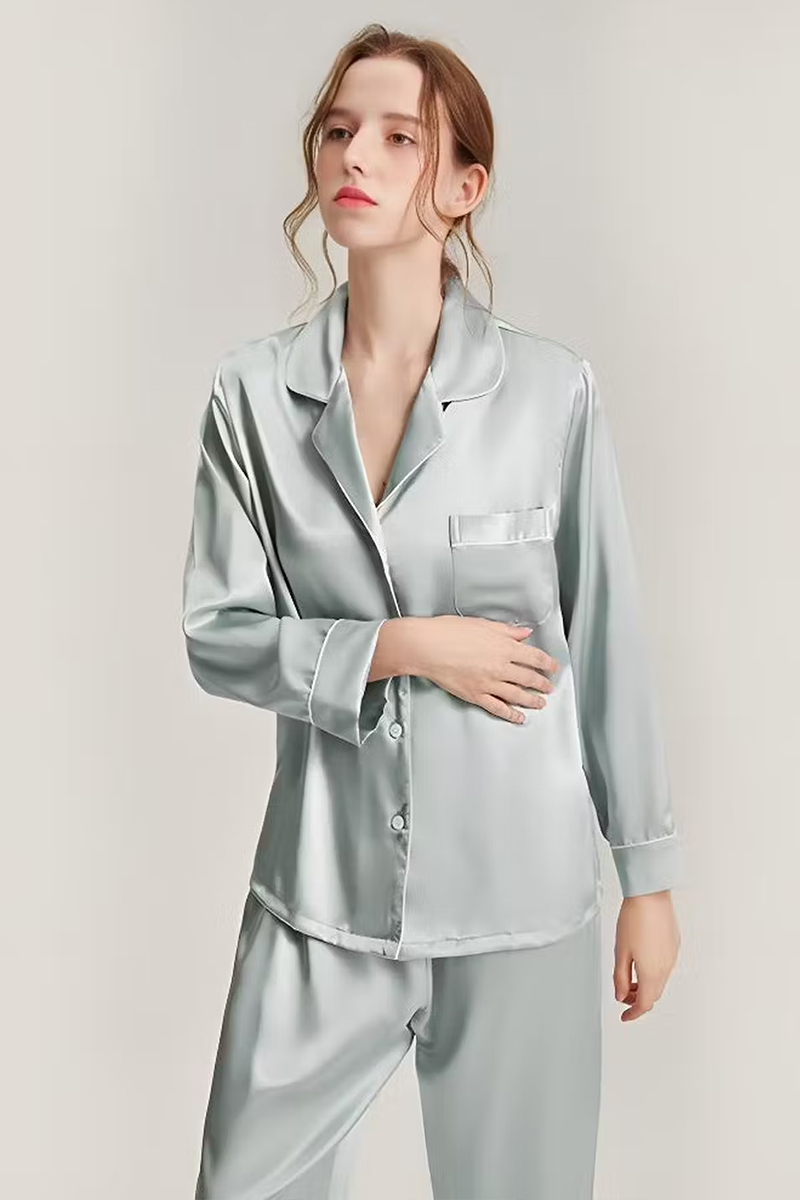 19 Momme Heavy Mulberry Silk 2-Piece Pajama Set