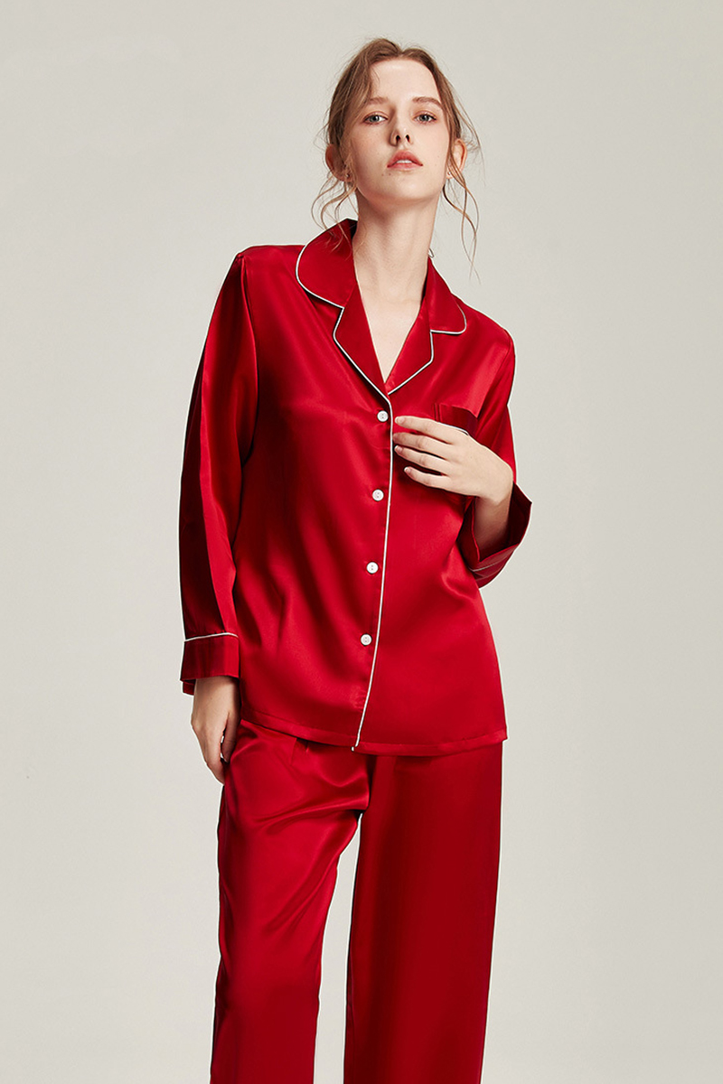 19 Momme Heavy Mulberry Silk 2-Piece Pajama Set