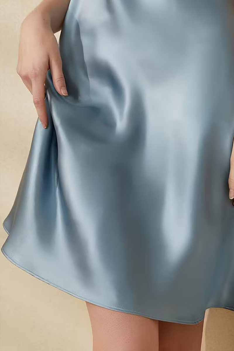 19 Momme Heavy Mulberry Silk Camisole Nightgown & Rob
