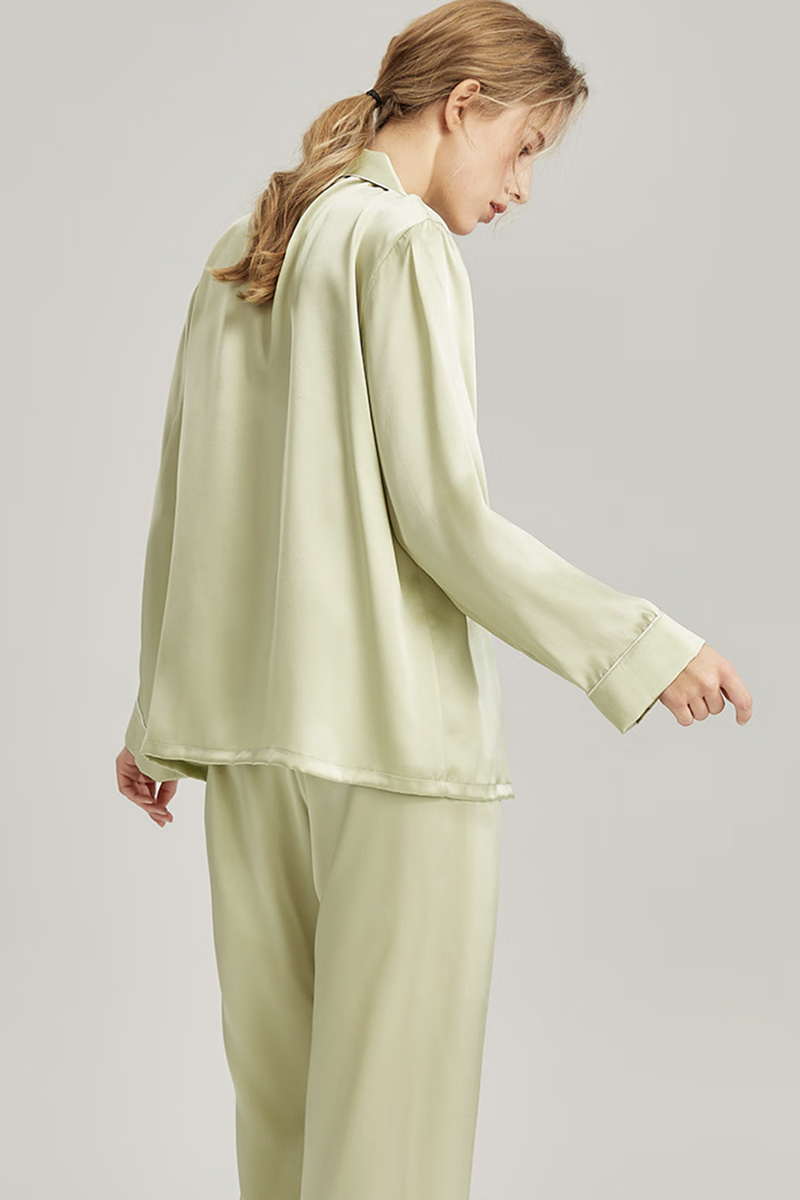 19 Momme Heavy Mulberry Silk 2-Piece Pajama Set
