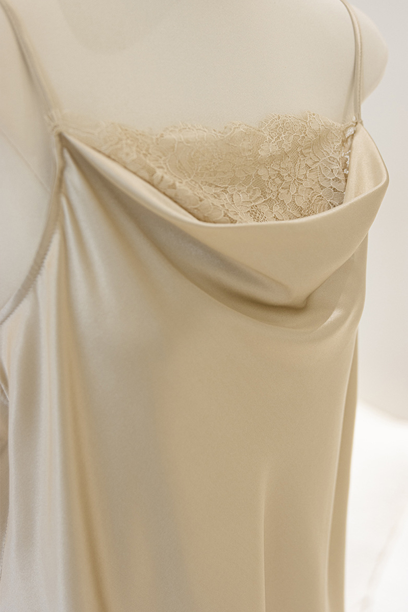 90% Mulberry Silk 2026 Spring Summer New Women Silk Camisole Solid Color Lace Trim Mulberry Silk Tank Top Versatile for Commute Layering & Outer Wear