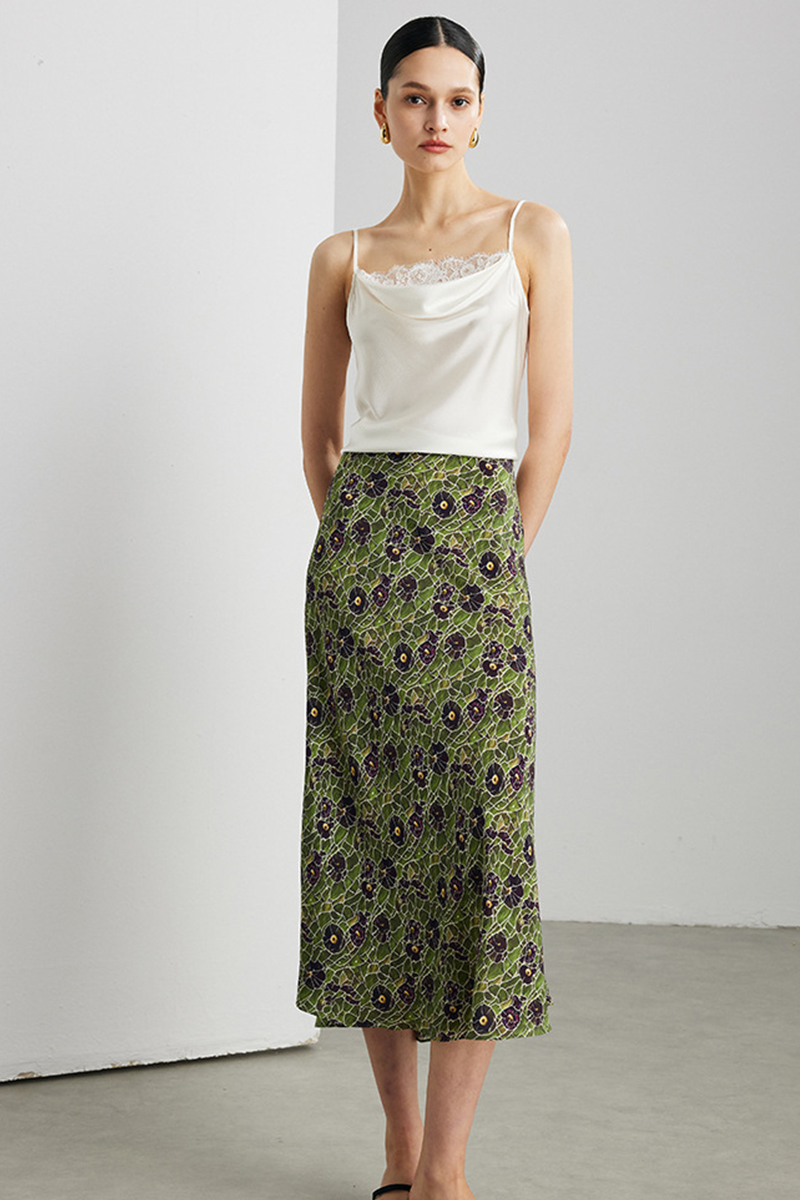 90% Mulberry Silk 2026 Spring Summer New Women Silk Camisole Solid Color Lace Trim Mulberry Silk Tank Top Versatile for Commute Layering & Outer Wear