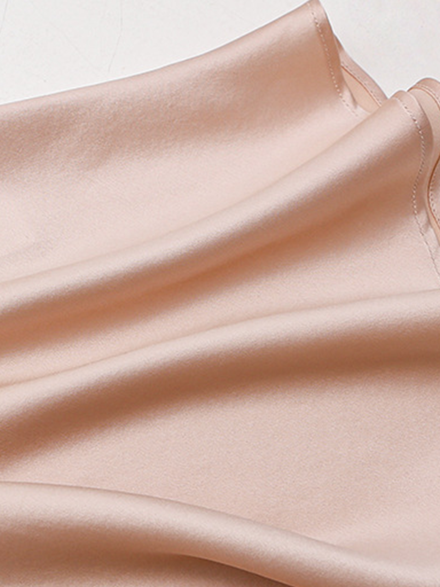 100% Mulberry Silk Spaghetti Strap V-neck sexy Long Nightgown