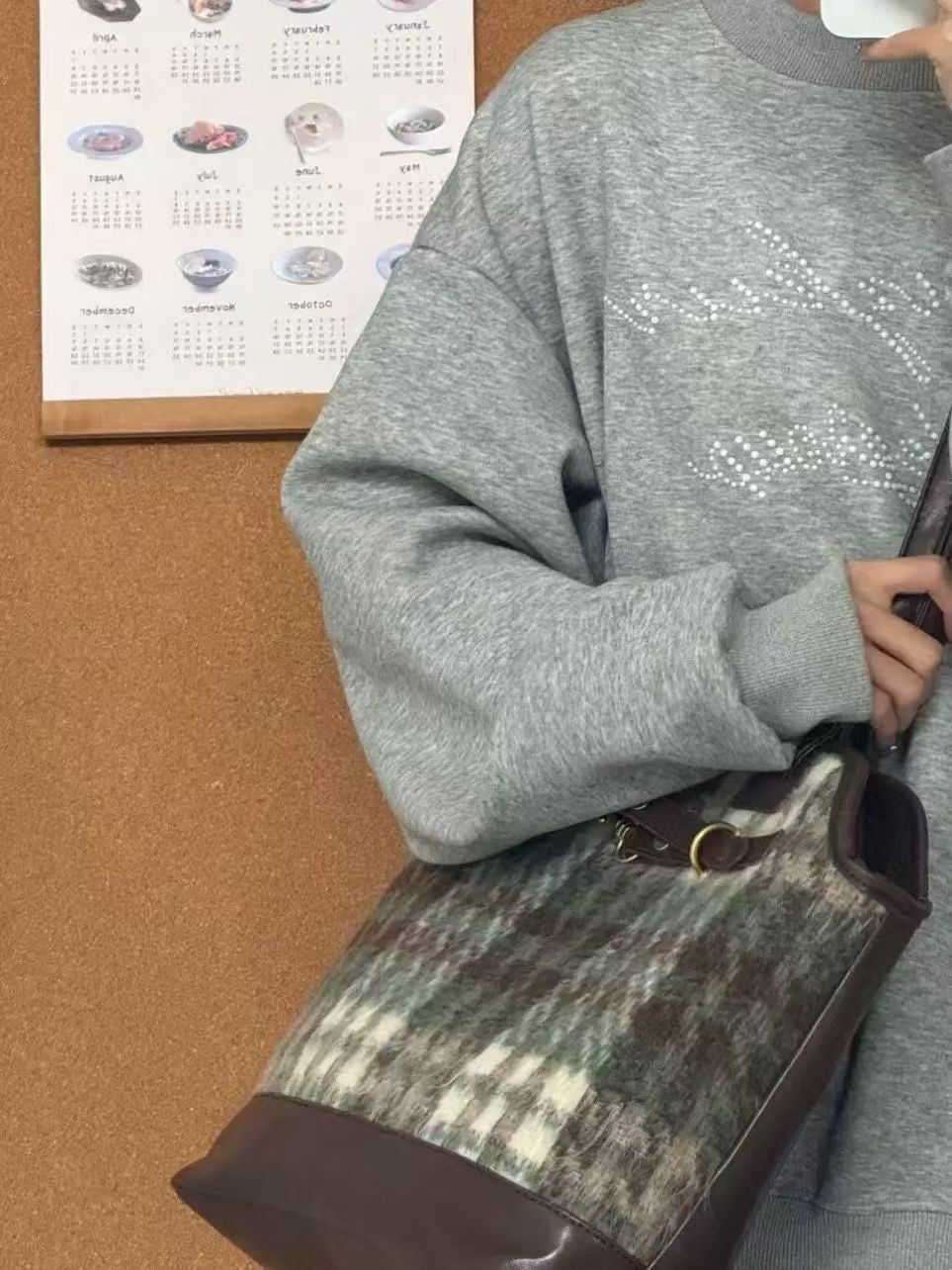 抹茶朱古力托特包