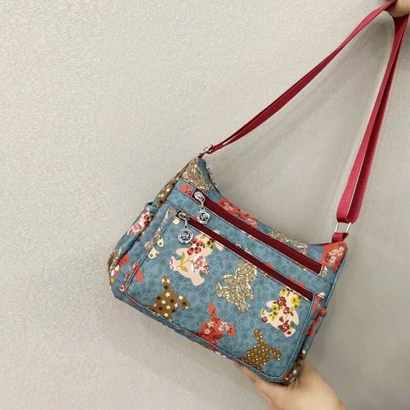 兔子印花牛津包