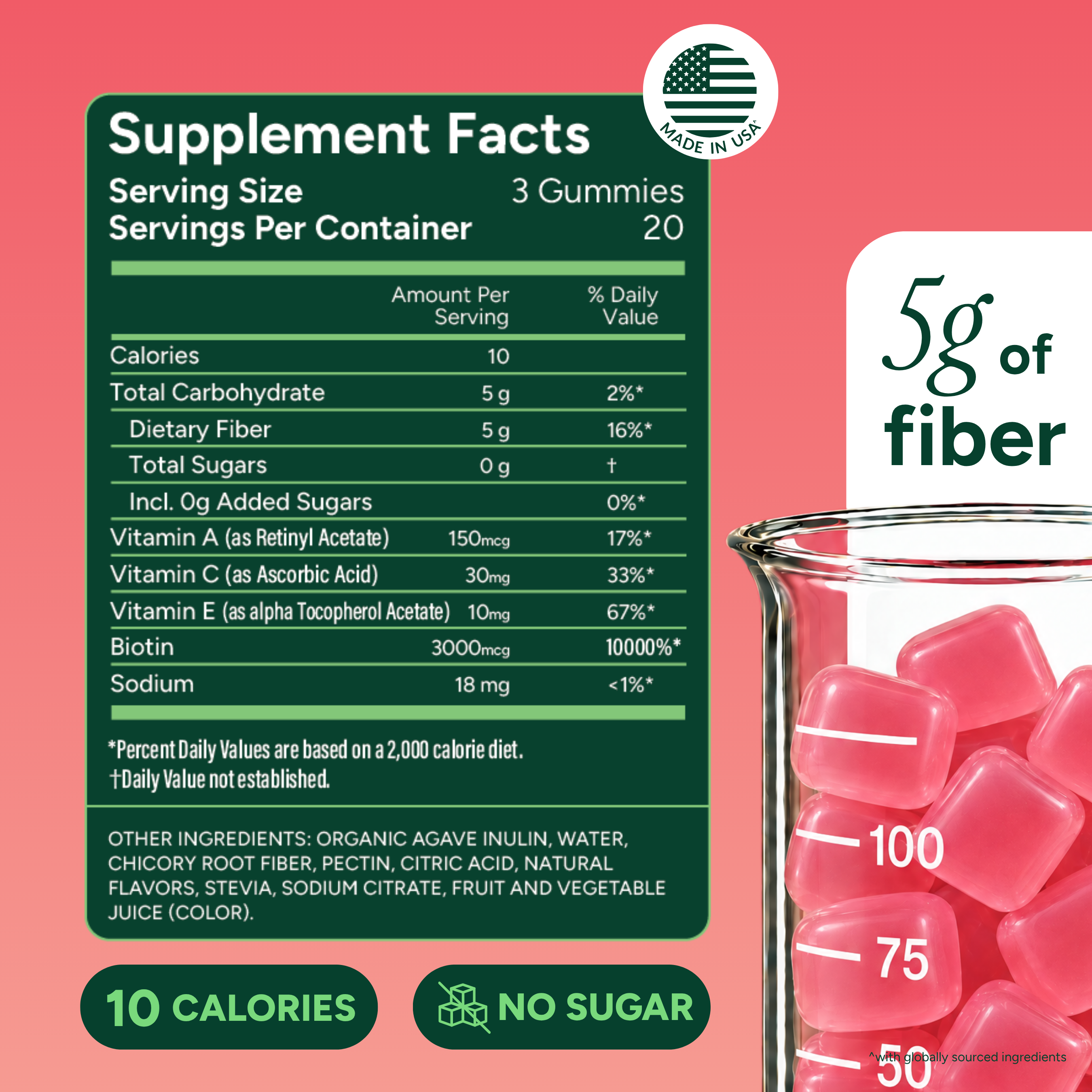 SUPERFIBER + Beauty Gummies