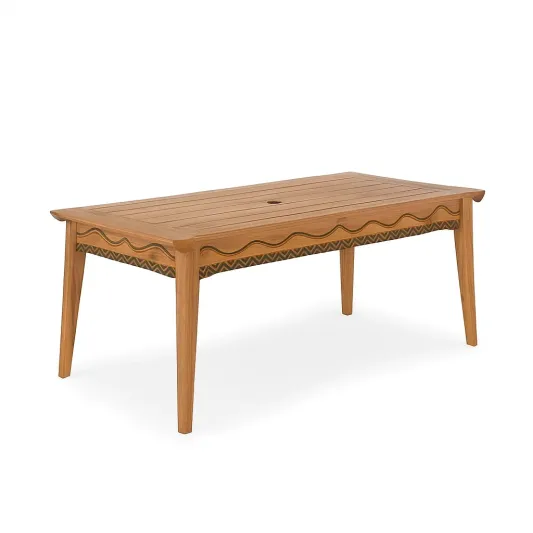 Gartentisch Teakholz Rechteckig 180 cm-ilmeravio