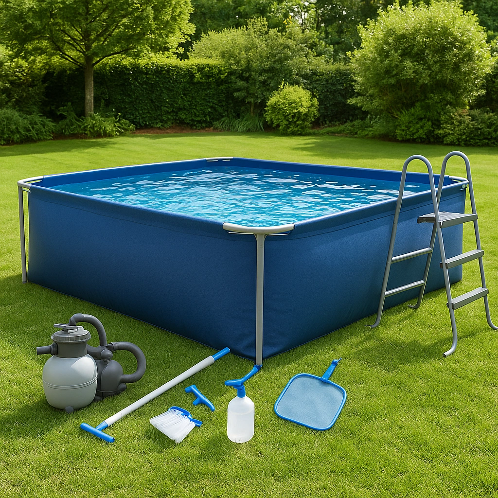 Outdoor-Freizeit,Aufstellpool-furniavuno