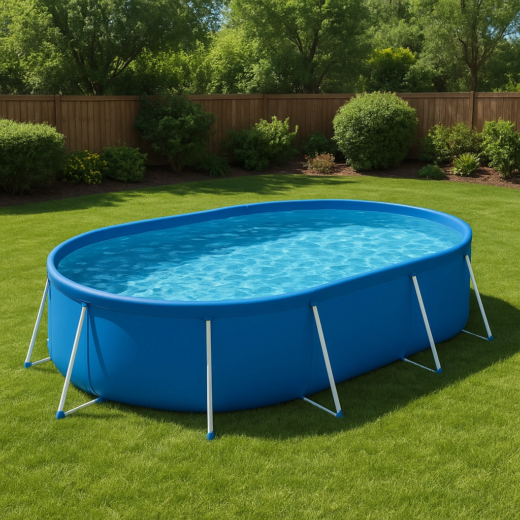 Outdoor-Freizeit,Ovaler Frame-Pool-furniavuno
