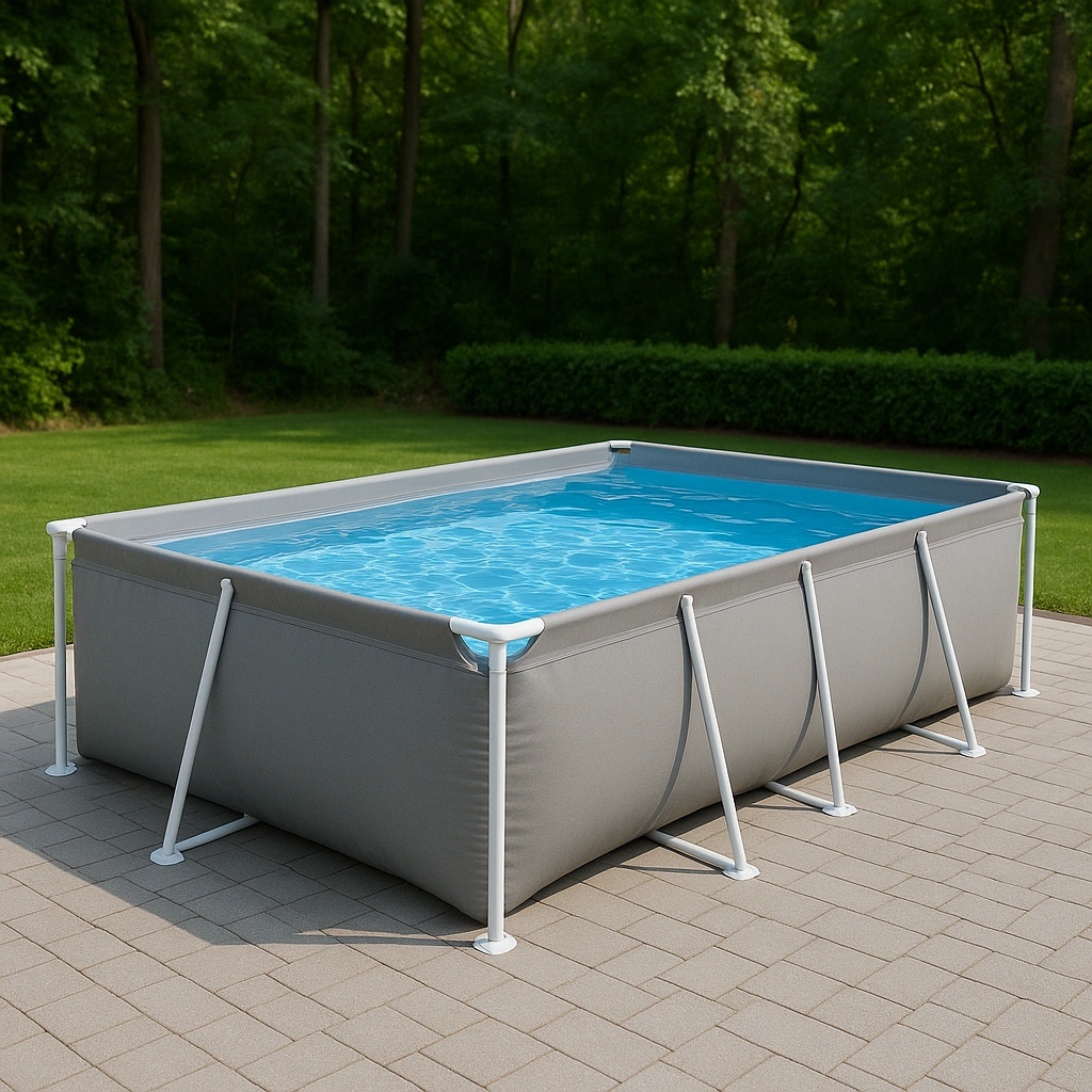 Outdoor-Freizeit,Rechteckiger Frame-Pool-furniavuno