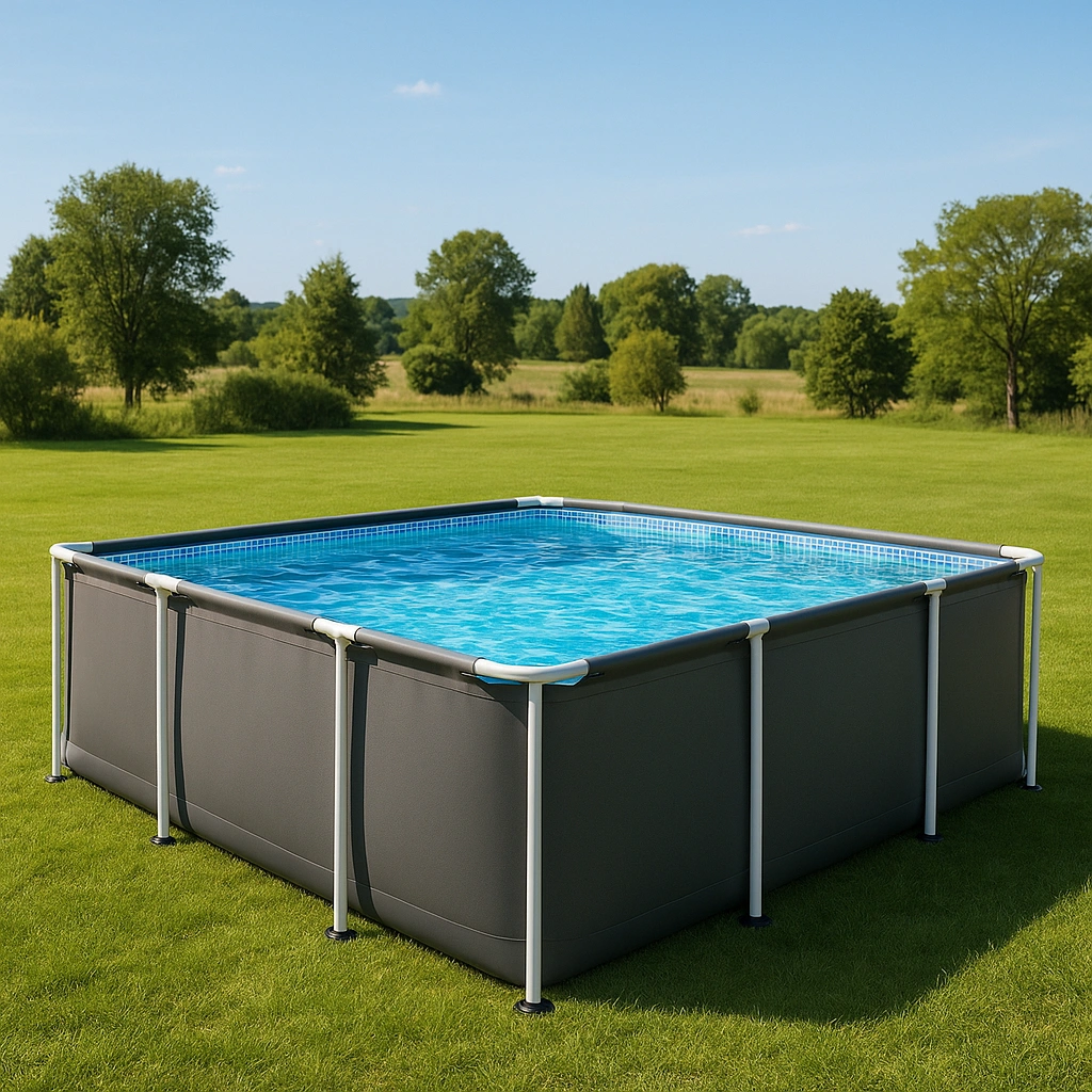 Outdoor-Freizeit,Rechteckiger Frame-Pool-furniavuno