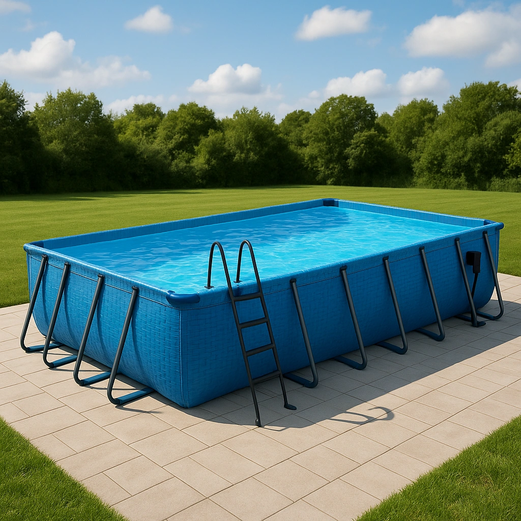 Outdoor-Freizeit,Rechteckiger Frame-Pool-furniavuno