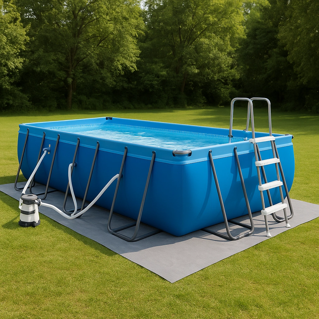 Outdoor-Freizeit,Rechteckiger Frame-Pool-furniavuno