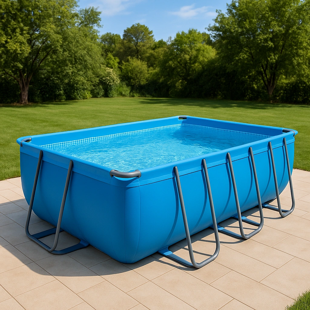 Outdoor-Freizeit,Rechteckiger Frame-Pool-furniavuno