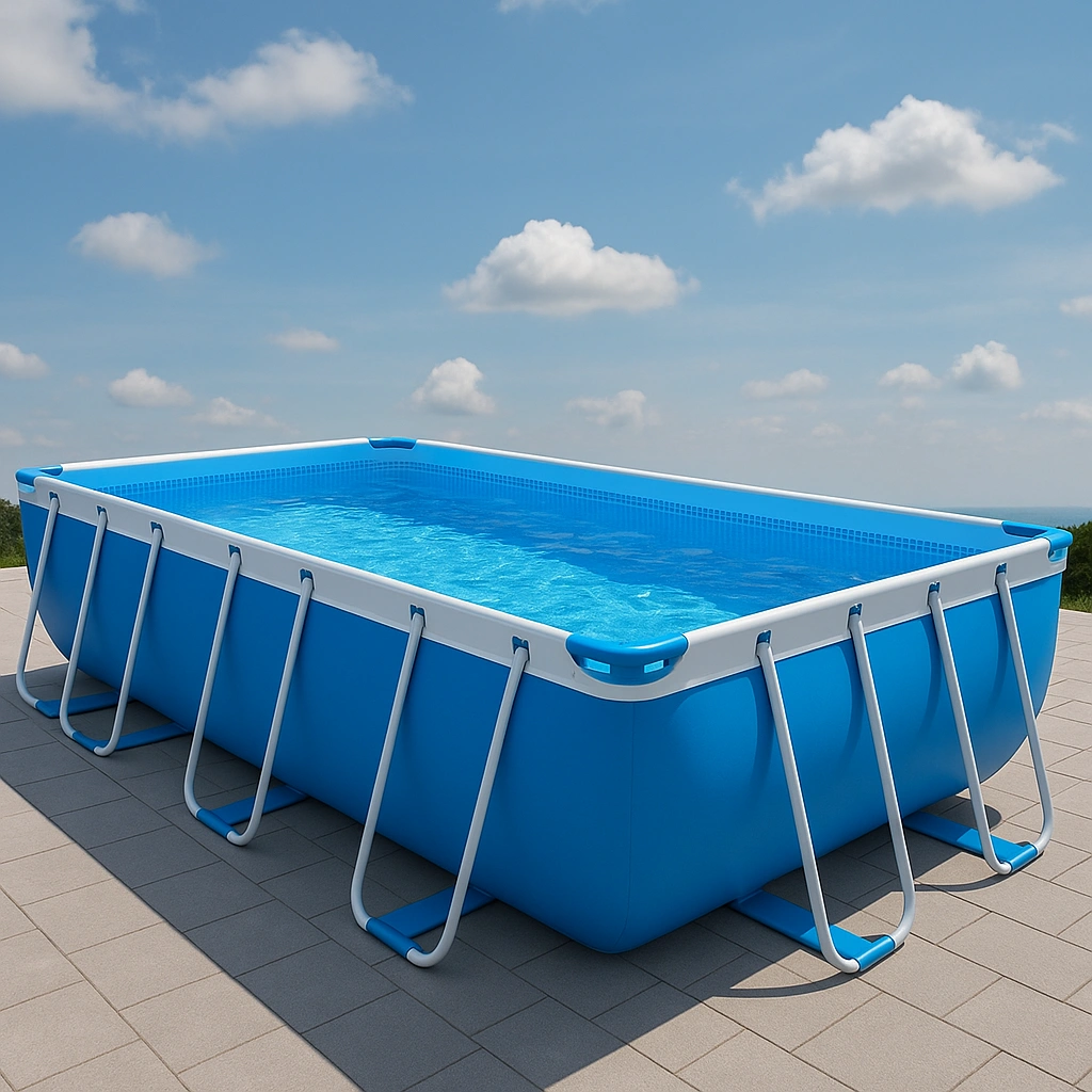 Outdoor-Freizeit,Rechteckiger Frame-Pool-furniavuno