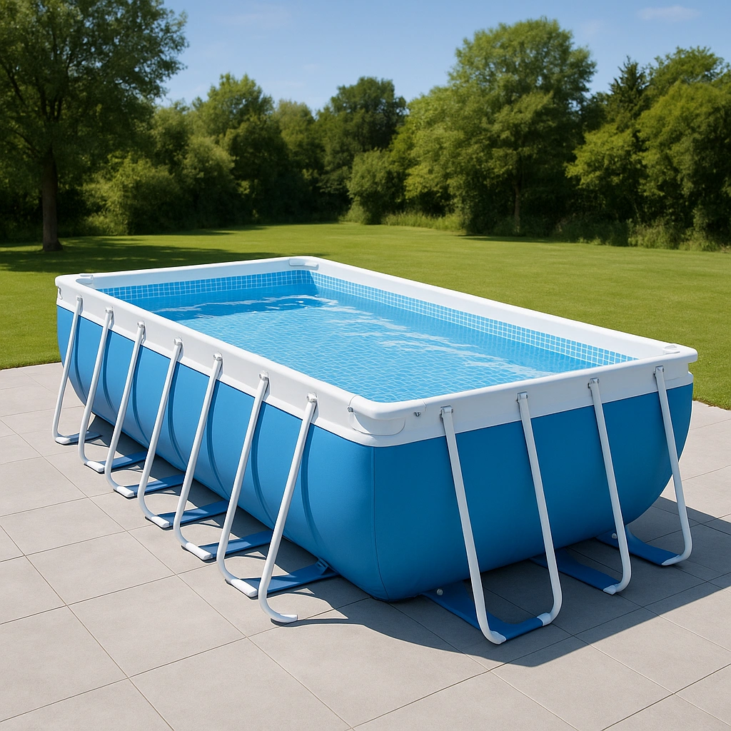 Outdoor-Freizeit,Rechteckiger Frame-Pool-furniavuno