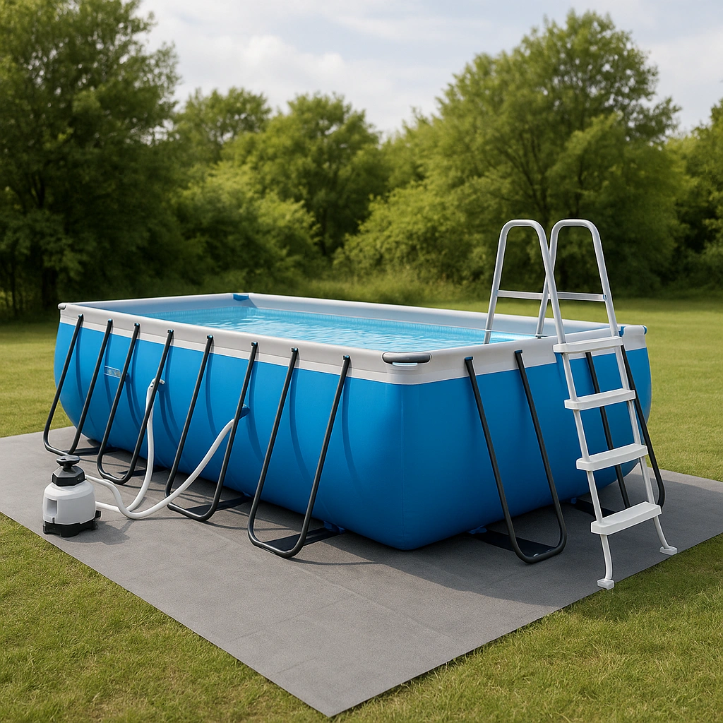 Outdoor-Freizeit,Rechteckiger Frame-Pool-furniavuno