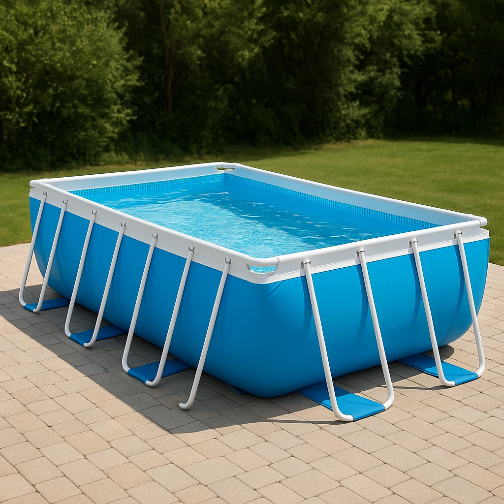 Outdoor-Freizeit,Rechteckiger Frame-Pool-furniavuno