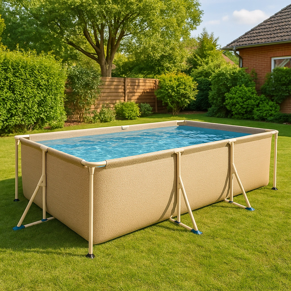 Outdoor-Freizeit,Rechteckiger Frame-Pool-furniavuno