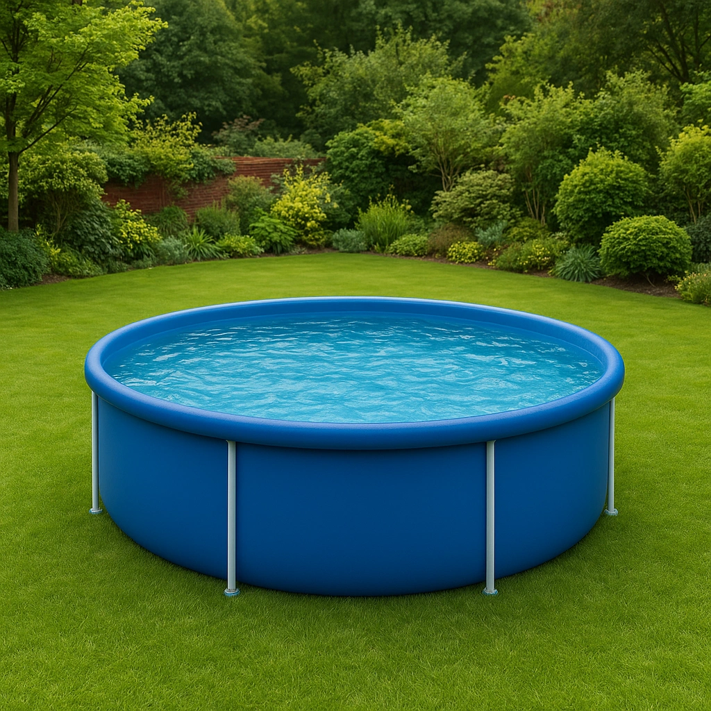 Outdoor-Freizeit,Runder Frame-Pool-furniavuno