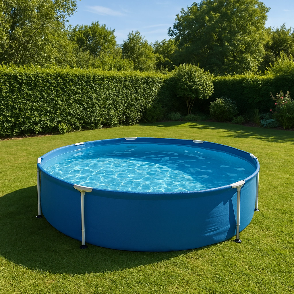 Outdoor-Freizeit,Runder Frame-Pool-furniavuno