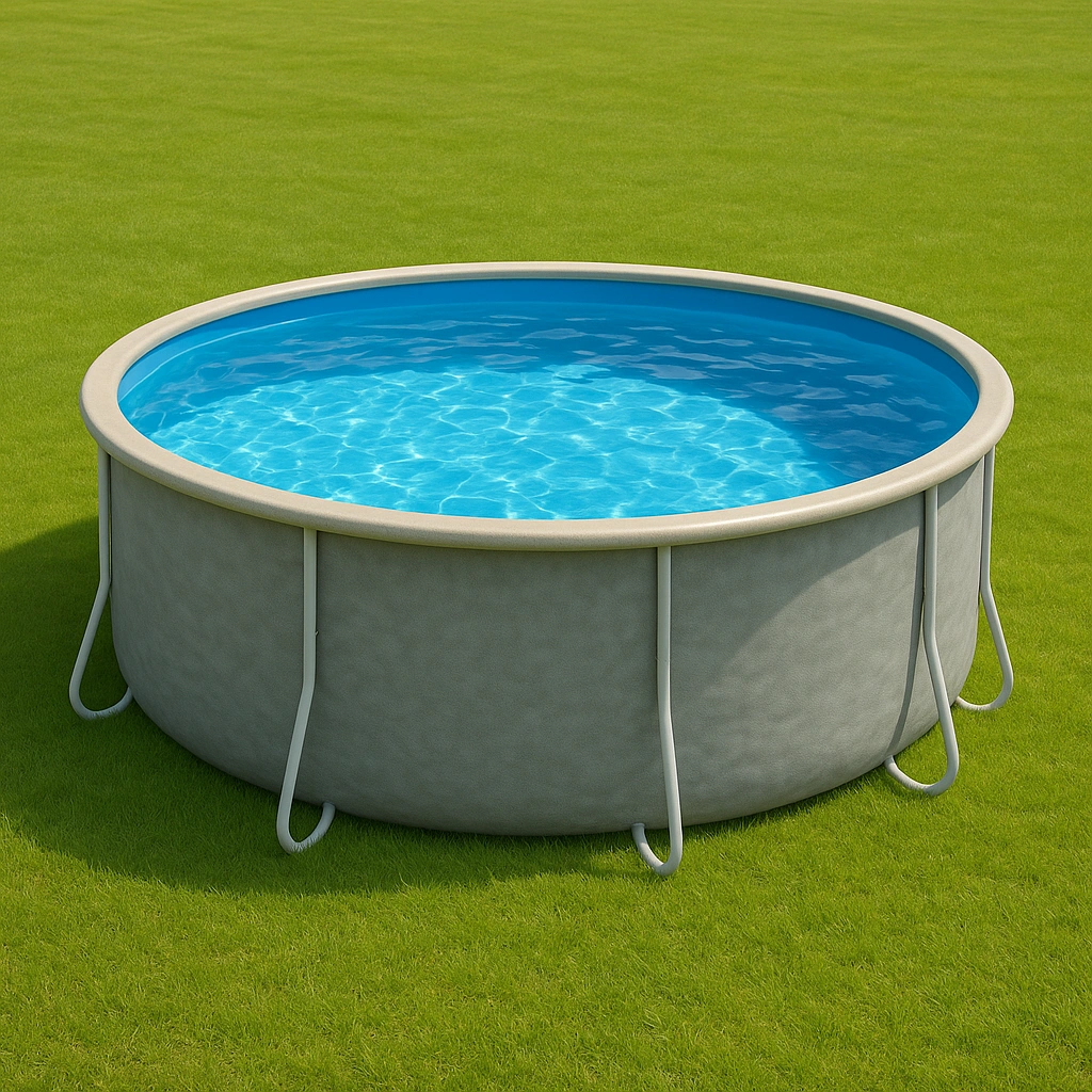 Outdoor-Freizeit,Runder Frame-Pool-furniavuno