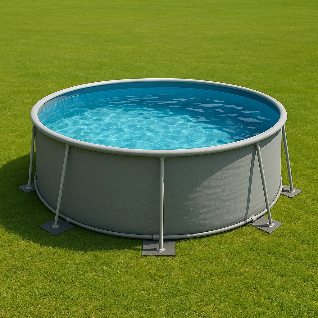 Outdoor-Freizeit,Runder Frame-Pool-furniavuno